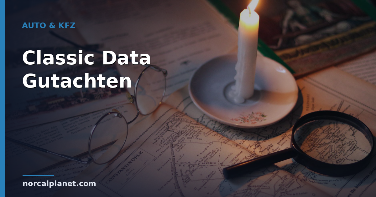 Classic Data Gutachten: Ablauf, Kosten & Nutzen 2026