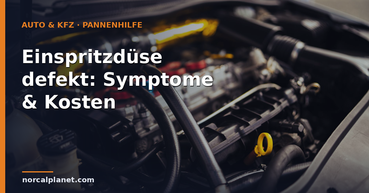 Motorraum mit Blick auf Ansaugtrakt und Einspritzsystem