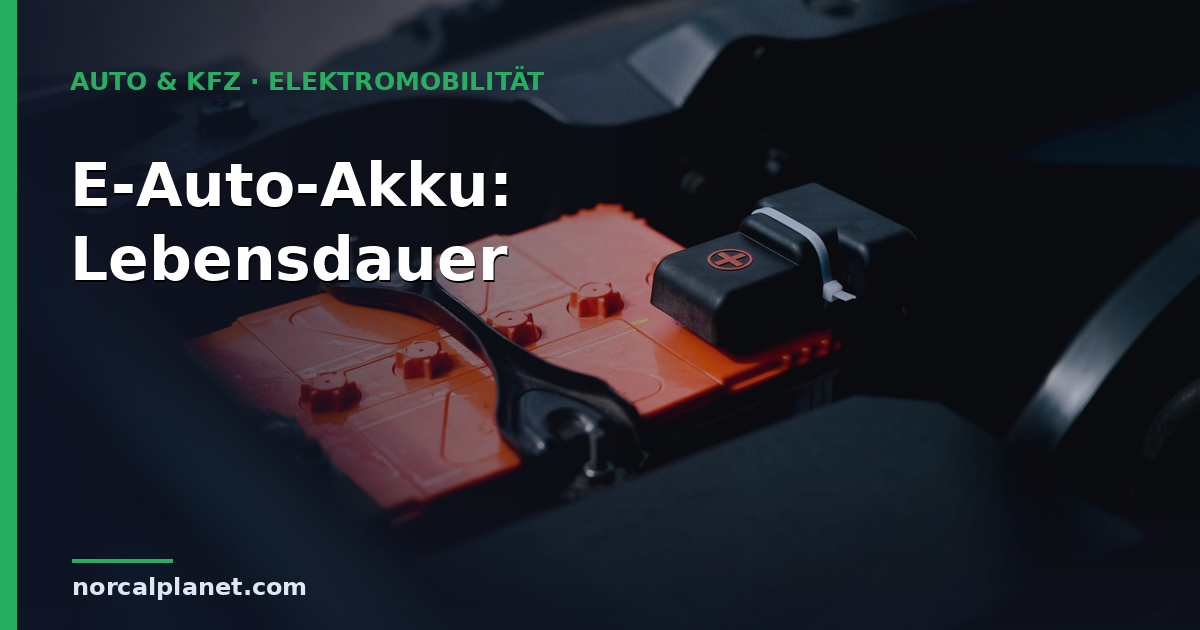 Elektroauto-Batterie: Lebensdauer & Pflege