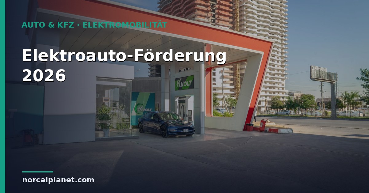 elektroauto foerderung 2026