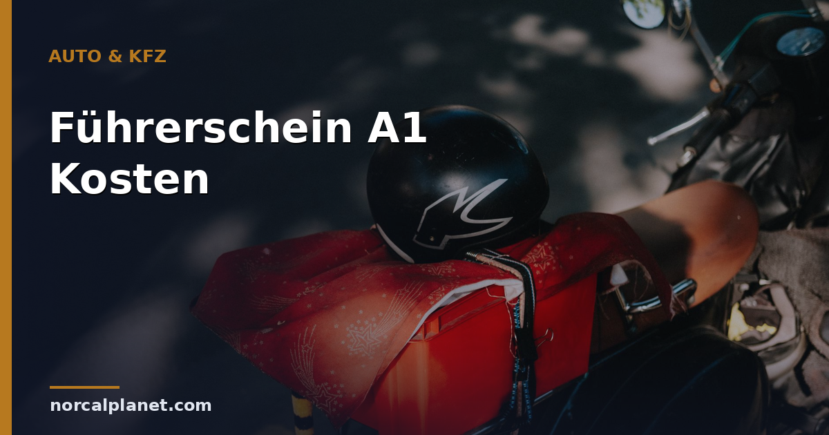 Führerschein A1 Kosten 2026: Preise für den Motorradschein