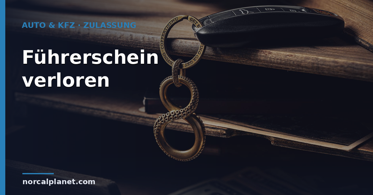 Führerschein verloren – was tun? Schritt für Schritt