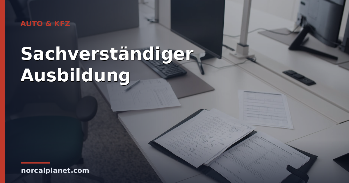 KFZ-Sachverständiger Ausbildung: Dauer, Kosten, Ablauf