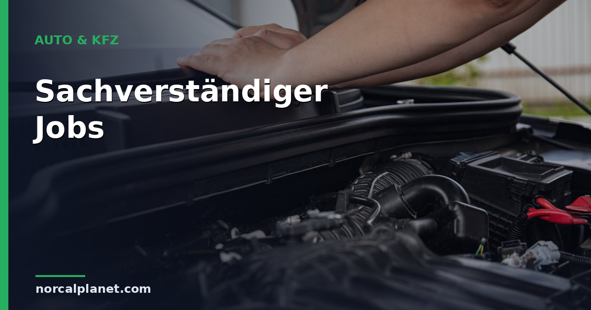 KFZ-Sachverständiger Jobs: Arbeitsmarkt & Chancen 2026