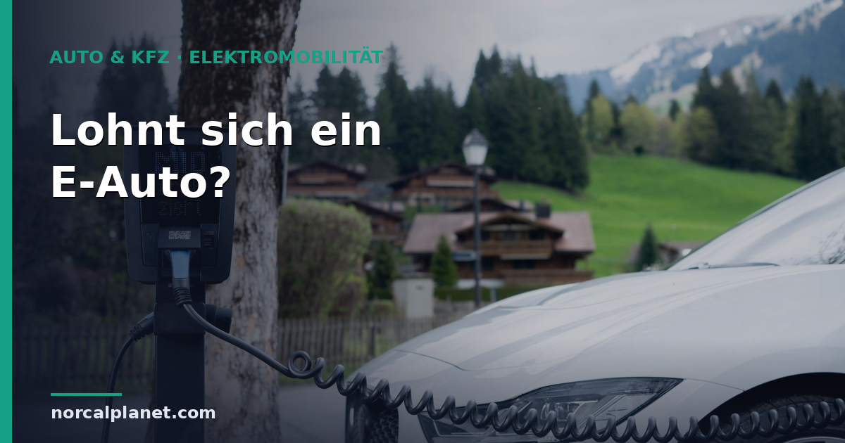 Lohnt sich ein E-Auto? Kosten und Vorteile im Check