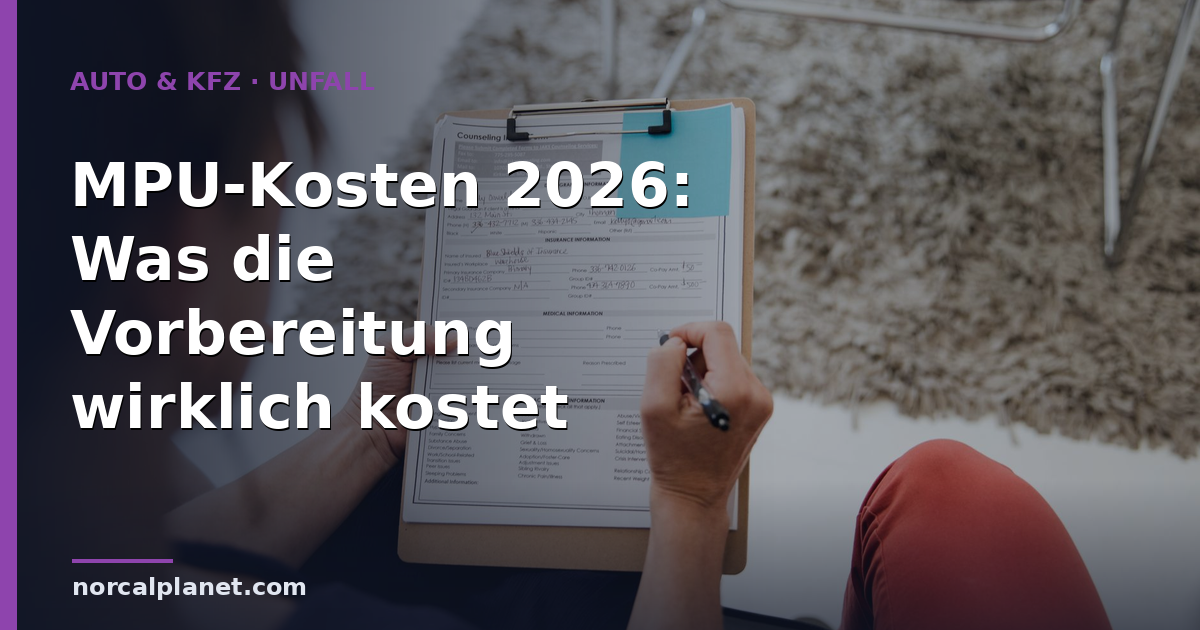 MPU-Kosten 2026: Was die Vorbereitung wirklich kostet