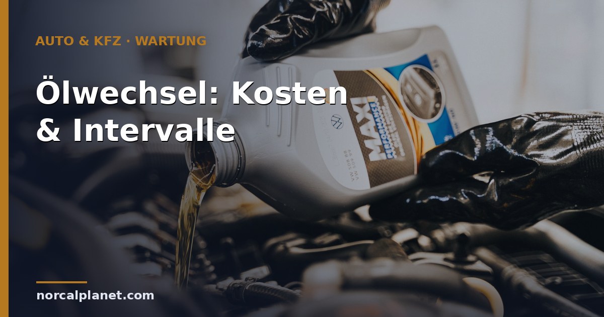 oelwechsel Kosten