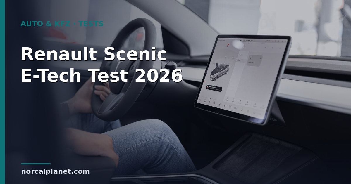 Renault Scenic E-Tech Test 2026: Elektro-Familienauto