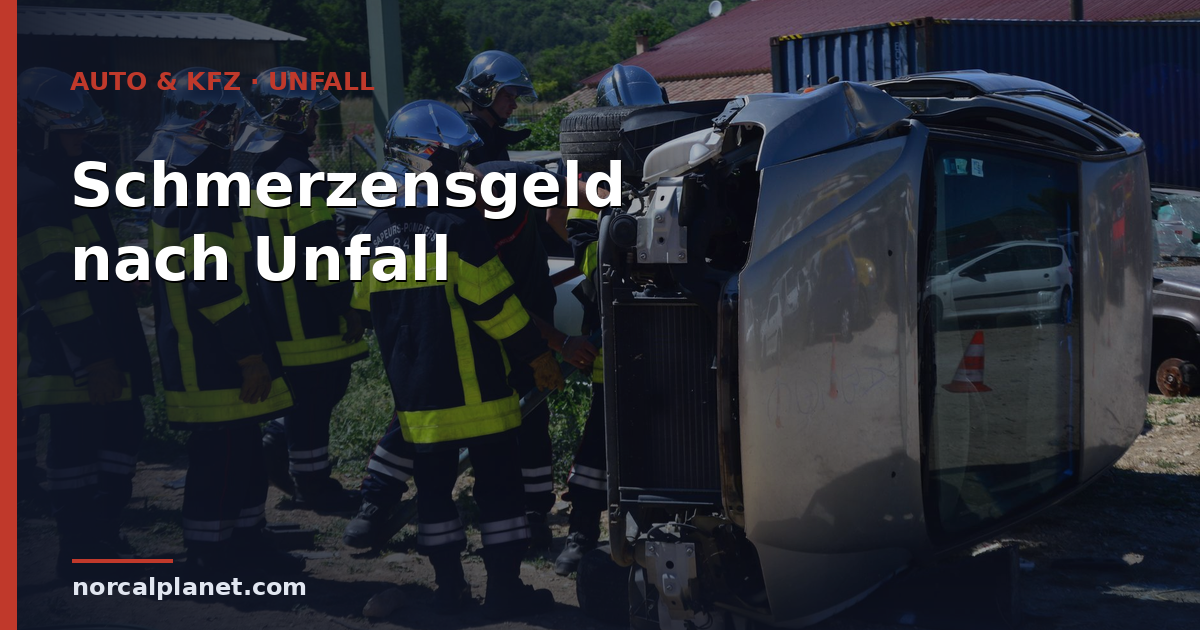 Schmerzensgeld nach Verkehrsunfall: Höhe & Anspruch