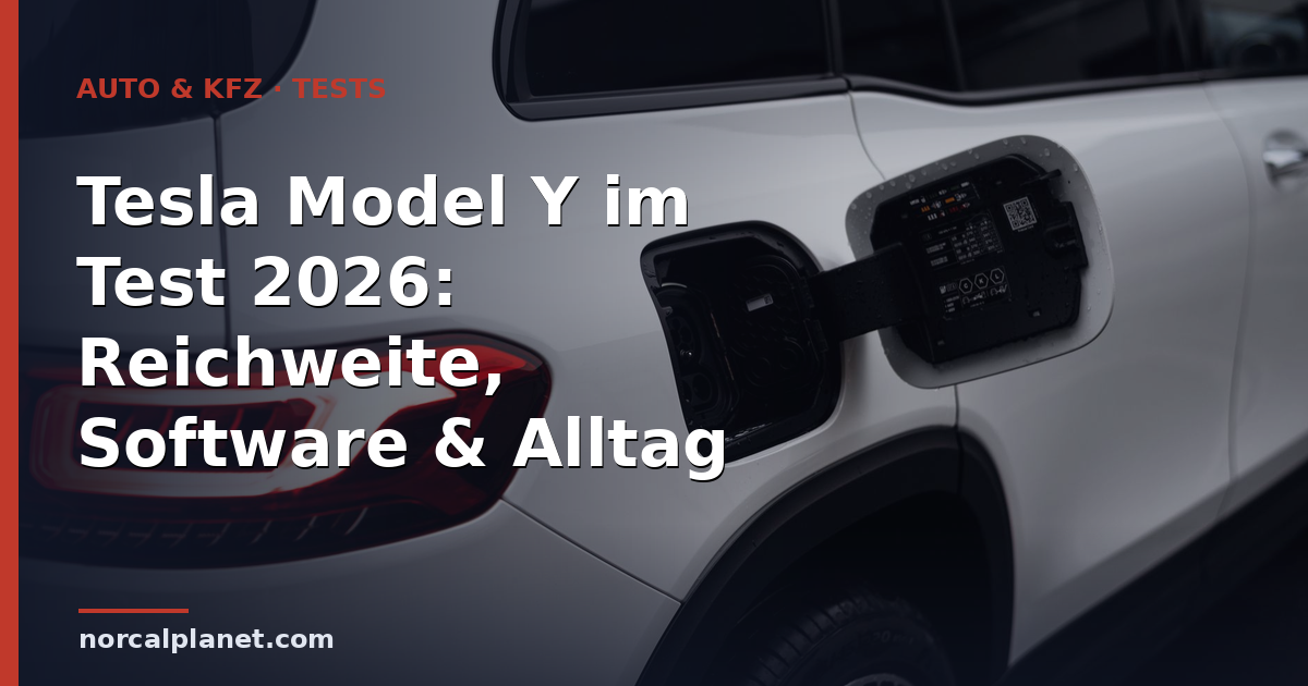 Tesla Model Y im Test 2026: Reichweite, Software & Alltag