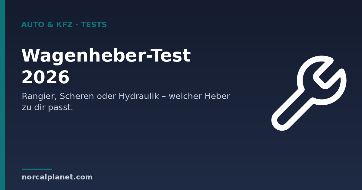 Wagenheber-Test – Typen und Kaufkriterien