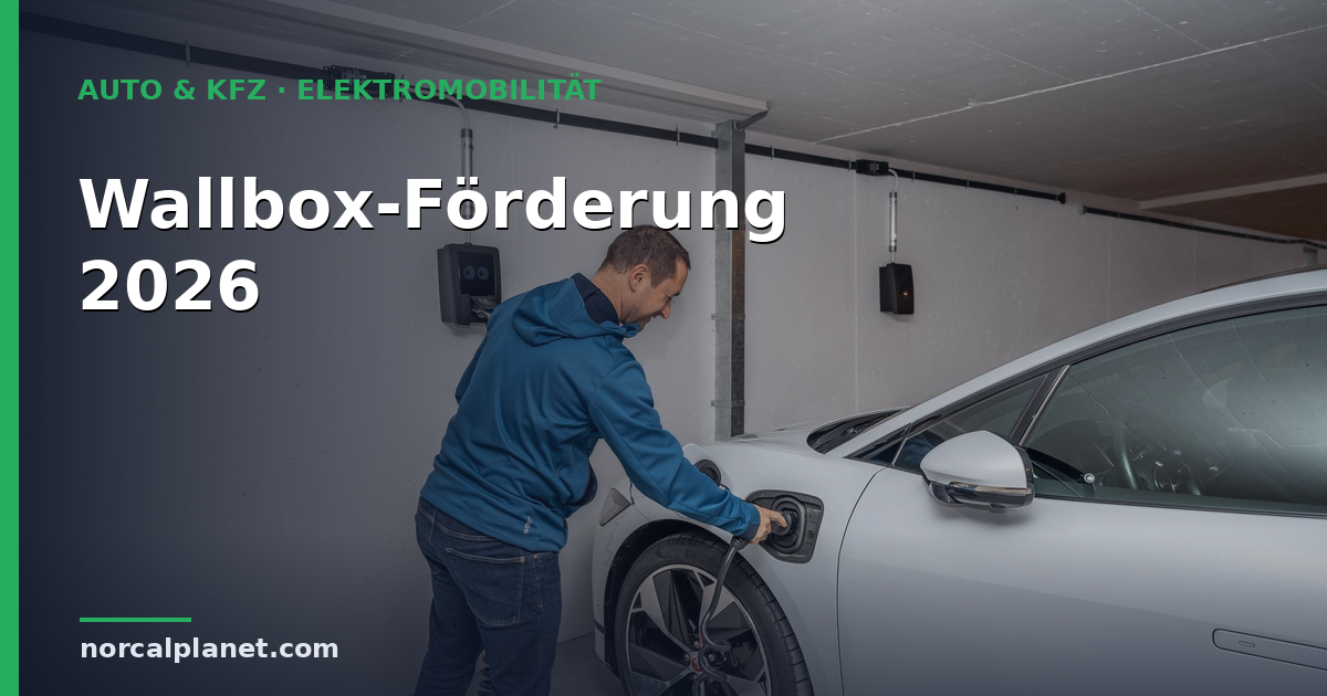 Wallbox-Förderung 2026: Was es noch gibt