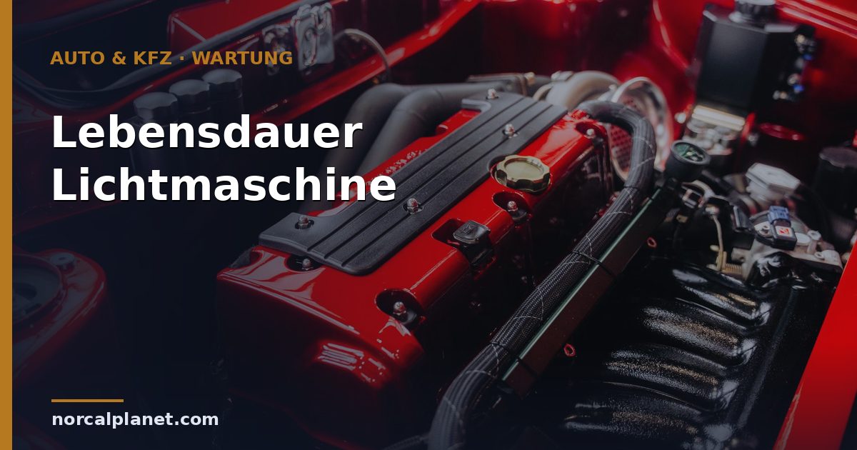 Wie lange hält eine Lichtmaschine? Lebensdauer 2026