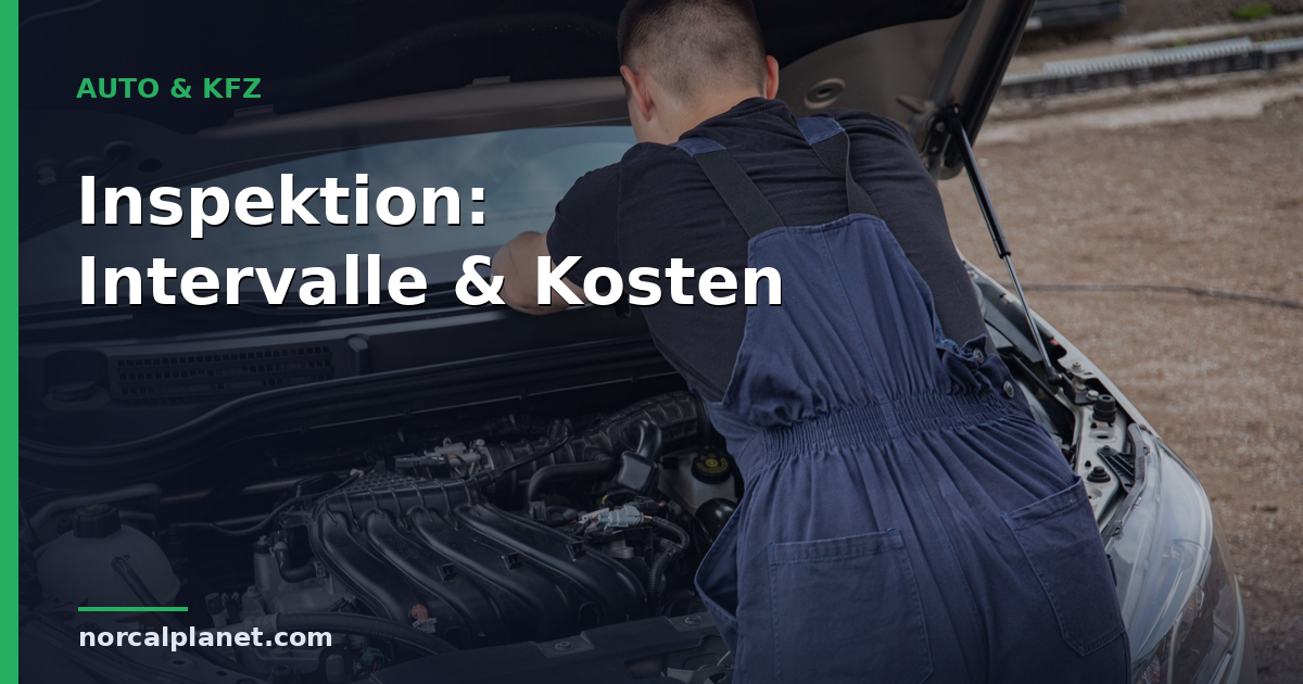 Wie oft Inspektion beim Auto? Intervalle und Kosten