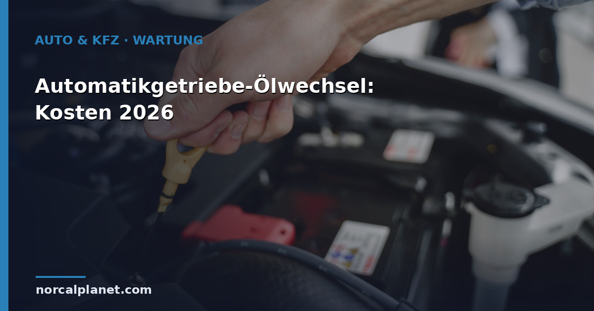 Werkstatt-Ölservice am Automatikgetriebe