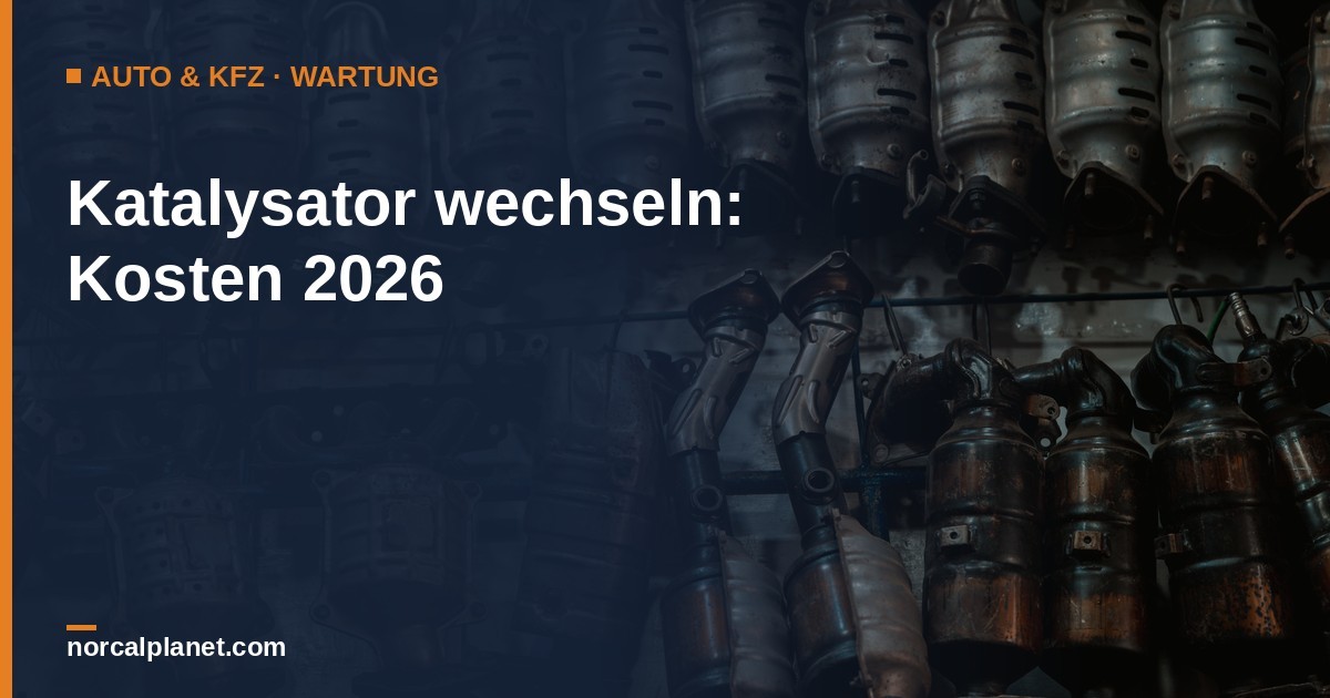 Katalysator wechseln Kosten - Auspuffanlage in der Werkstatt