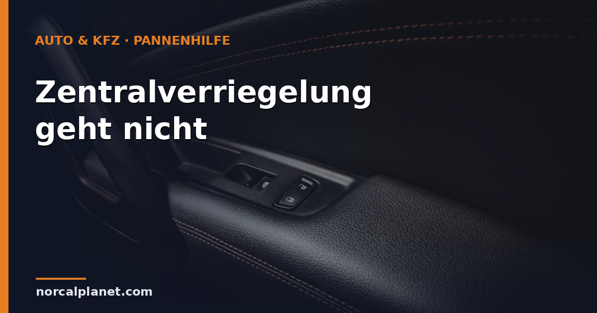Türbedienfeld im Auto mit Verriegelungs-Tasten