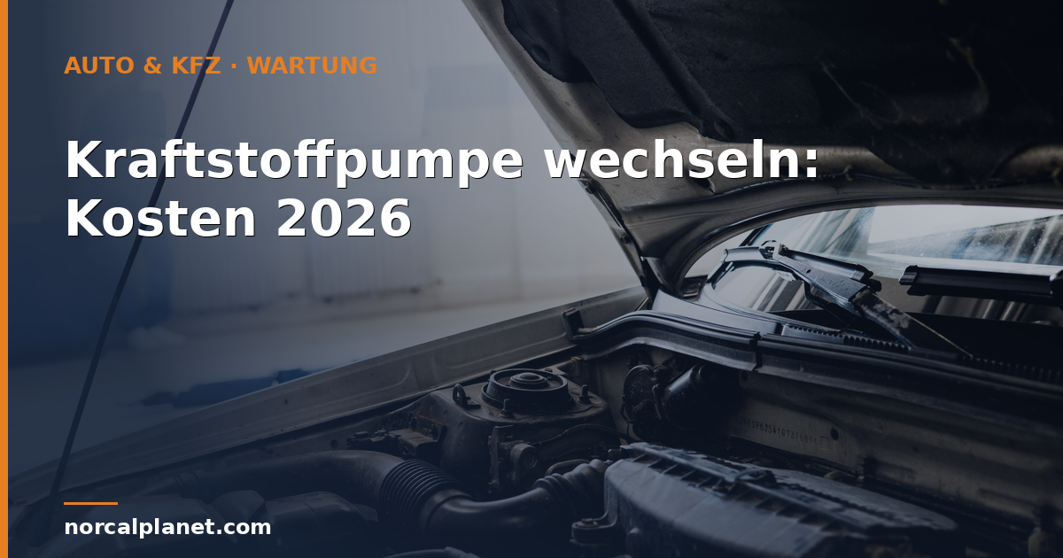 Motorraum mit geöffneter Motorhaube in einer Werkstatt