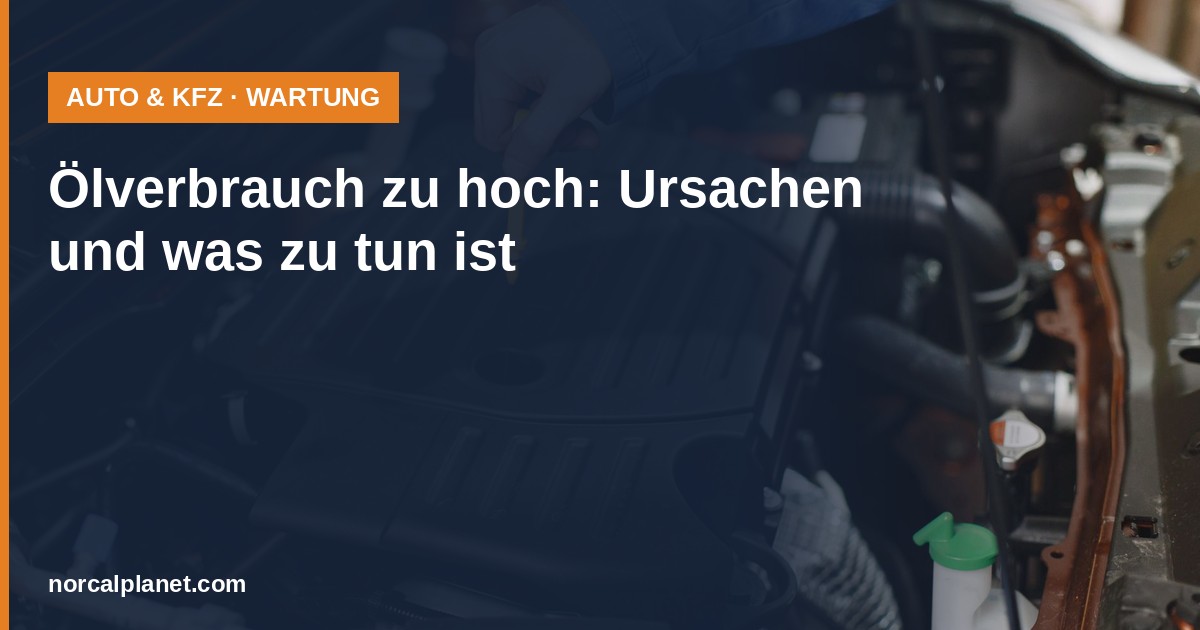 Ölverbrauch zu hoch: Motor-Detail mit Ölmessstab