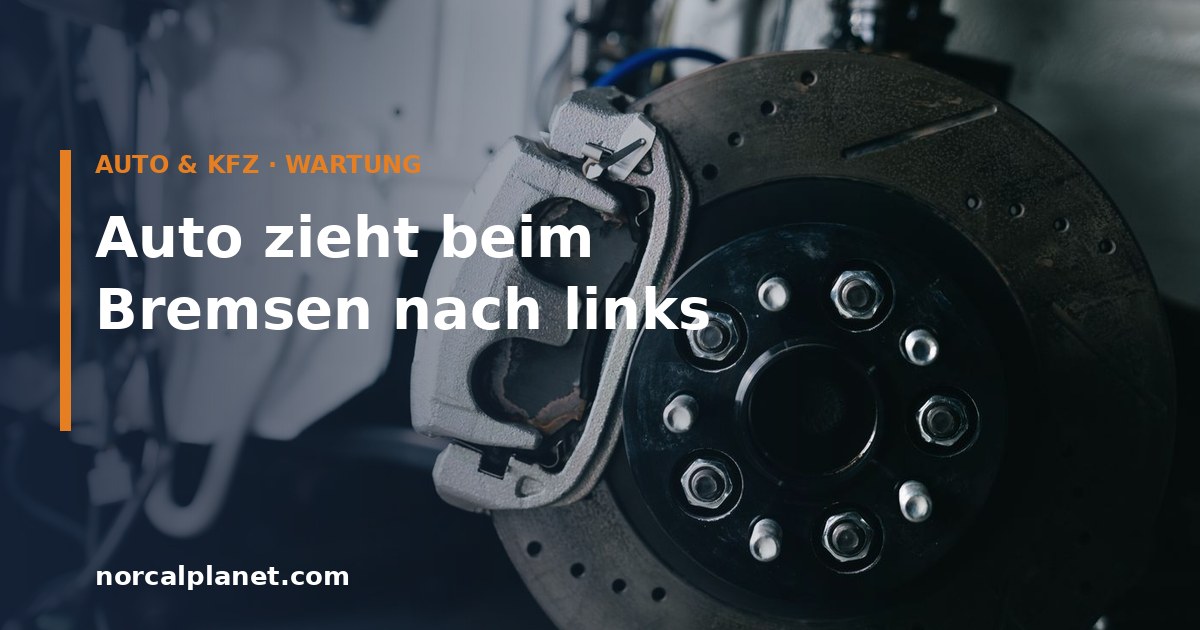 Bremssattel und gelochte Bremsscheibe am Rad