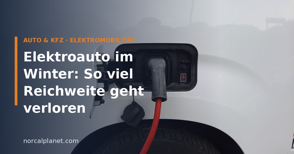 Ladestecker an einem Elektroauto