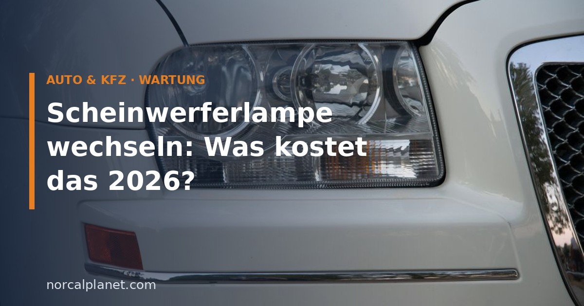 Detailaufnahme eines Autoscheinwerfers