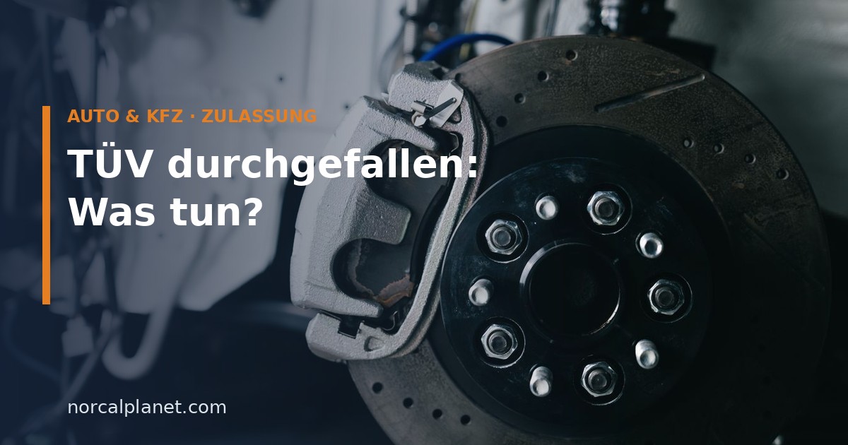 Bremssattel und Bremsscheibe bei der Hauptuntersuchung