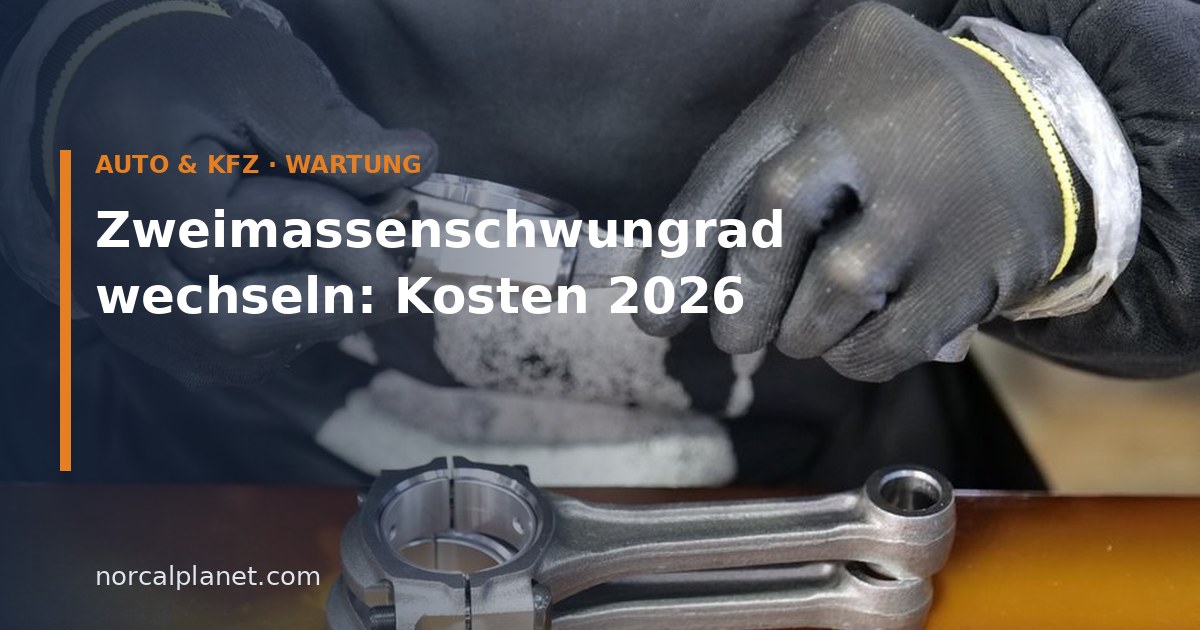 Motorteile in den Händen eines Mechanikers